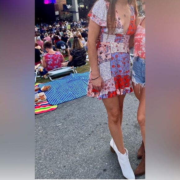 Forever 21 Patchwork Mini Dress - Picture 6 of 6